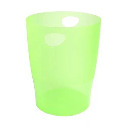 Papírkosár, 15 l, PP, EXACOMPTA "Linicolor", almazöld