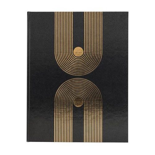 Vendégkönyv, 27x22 cm, 50 lap, EXACOMPTA "Graphik Black"