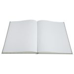 Vendégkönyv, 27x22 cm, 50 lap, EXACOMPTA "Ellipse", zöld