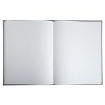 Vendégkönyv, 27x22 cm, 50 lap, EXACOMPTA "Ellipse", szürke