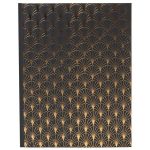 Vendégkönyv, 27x22 cm, 50 lap, EXACOMPTA "Neo Deco", fekete