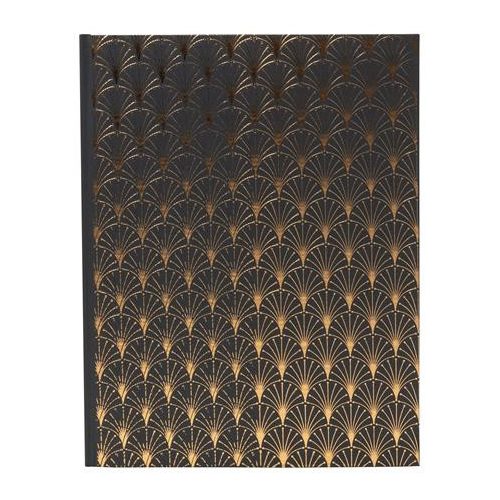 Vendégkönyv, 27x22 cm, 50 lap, EXACOMPTA "Neo Deco", fekete
