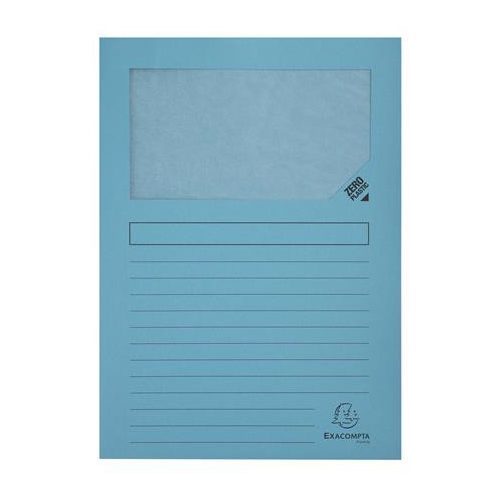 Mappa, ablakos, karton, EXACOMPTA "Forever®", kék