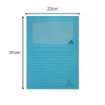 Mappa, ablakos, karton, EXACOMPTA "Forever®", kék