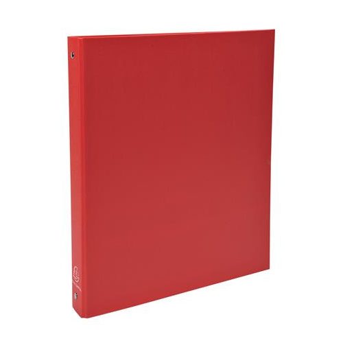 Gyűrűs könyv, 4 gyűrű, 40 mm, A4, karton, EXACOMPTA, piros