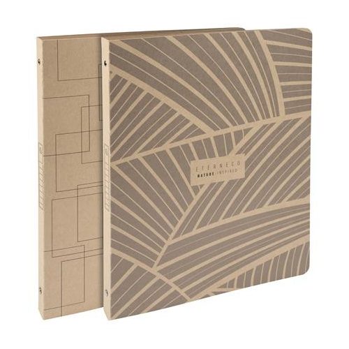 Gyűrűs könyv, 4 gyűrű, 20 mm, karton, EXACOMPTA "Eterneco", vegyes minta
