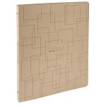 Gyűrűs könyv, 4 gyűrű, 20 mm, karton, EXACOMPTA "Eterneco", vegyes minta