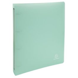   Gyűrűs könyv, 4 gyűrű, 40 mm, A4, EXACOMPTA, pasztell zöld