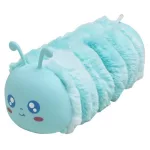 Tolltartó, cipzáras, szőrme-szilikon, EXACOMPTA "Caterpillar", vegyes színek