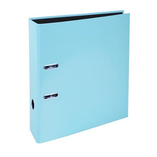 Iratrendező, 80 mm, A4, karton, EXACOMPTA "Aquarel", pasztell kék