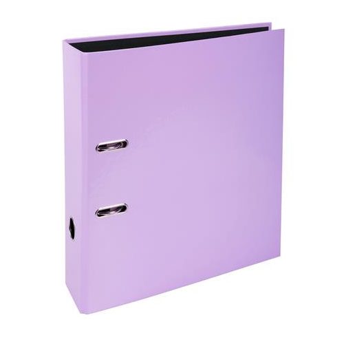 Iratrendező, 80 mm, A4, karton, EXACOMPTA "Aquarel", pasztell mályva