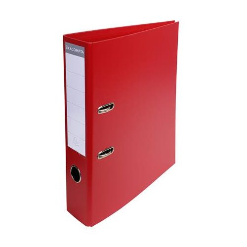 Iratrendező, 70 mm, A4, PVC, EXACOMPTA, piros
