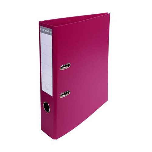 Iratrendező, 70 mm, A4, PVC, EXACOMPTA, fuxia