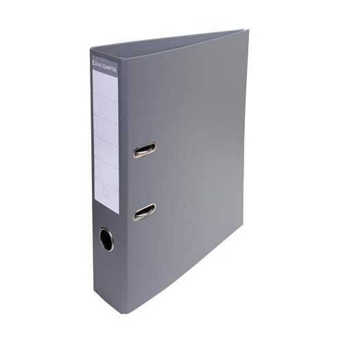 Iratrendező, 70 mm, A4, PVC, EXACOMPTA, sötétszürke