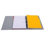 Iratrendező, 70 mm, A4, PVC, EXACOMPTA, sötétszürke