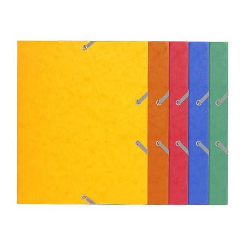 Gumis mappa, prespán, A5, EXACOMPTA, vegyes színek