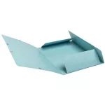 Gumis mappa, prespán, A4, EXACOMPTA "Skandi", jégkék