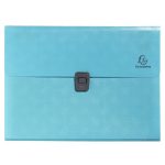 Harmonikamappa, A4, PP, 13 rekeszes, EXACOMPTA "Pop'NCo", ciánkék