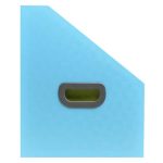 Harmonika iratpapucs, 265x325 mm, PP, 12 rekeszes, EXACOMPTA "Pop'NCo", ciánkék