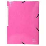 Gumis, mappa, karton, A4, EXACOMPTA "Iderama", pink