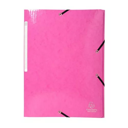Gumis, mappa, karton, A4, EXACOMPTA "Iderama", pink