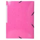 Gumis, mappa, karton, A4, EXACOMPTA "Iderama", pink