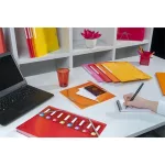 Gumis, mappa, karton, A4, EXACOMPTA "Iderama", pink