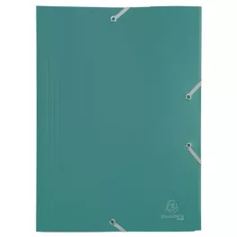 Gumis mappa, PP, A4, EXACOMPTA "Opaque", zöld