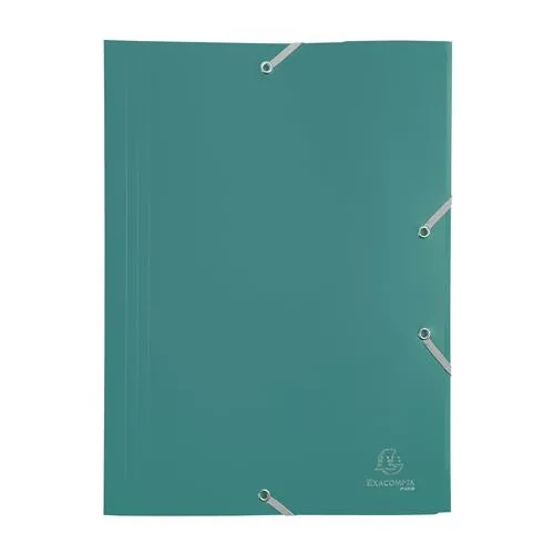 Gumis mappa, PP, A4, EXACOMPTA "Opaque", zöld