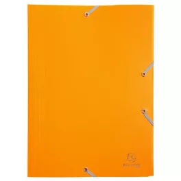 Gumis mappa, PP, A4, EXACOMPTA "Opaque", sárga