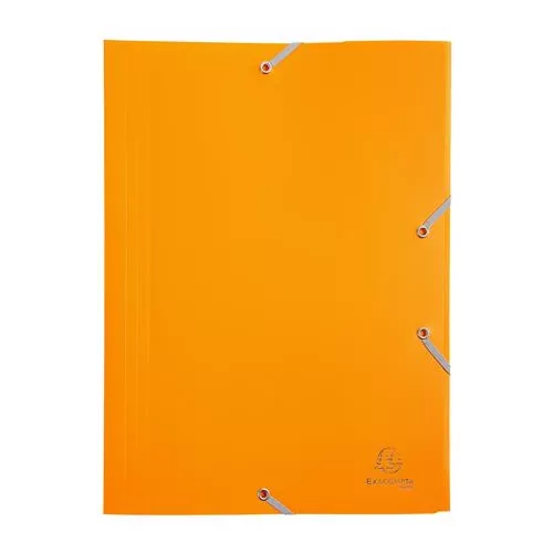 Gumis mappa, PP, A4, EXACOMPTA "Opaque", sárga