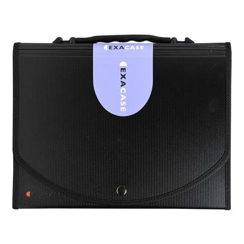 Harmonika mappa, A4, PP, 13 rekeszes, EXACOMPTA "Exactive®", fekete