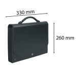 Harmonika mappa, A4, PP, 13 rekeszes, EXACOMPTA "Exactive®", fekete