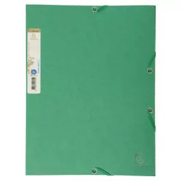   Gumis mappa, karton, A4, EXACOMPTA "Forever®", zöld