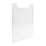 Előlap katalógustartóhoz, A4, álló, EXACOMPTA "Office", áttetsző