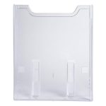 Katalógustartó fali elem, A4, álló, EXACOMPTA "Office", áttetsző