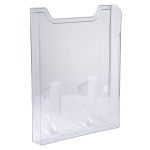 Katalógustartó fali elem, A4, álló, EXACOMPTA "Office", áttetsző