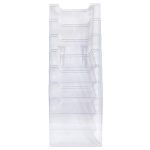 Katalógustartó, fali, A4, álló, 6 rekeszes, EXACOMPTA "Office", áttetsző