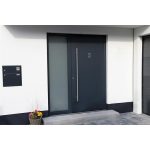 Információs tábla, öntapadó, 2,5x4,4 cm, alumíniumhatású, EXACOMPTA, 8-as