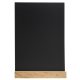 Krétatábla, álló, A4, menükhöz, EXACOMPTA, fekete