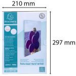 Információs tábla, fali, A4, EXACOMPTA, álló