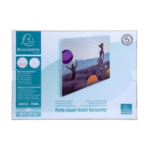 Információs tábla, fali, A4, EXACOMPTA, fekvő