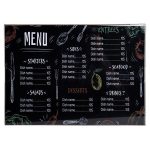 Információs tábla, fali, A4, EXACOMPTA, fekvő