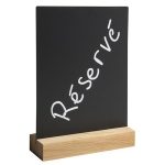 Krétatábla, álló, A5, menükhöz, EXACOMPTA, fekete