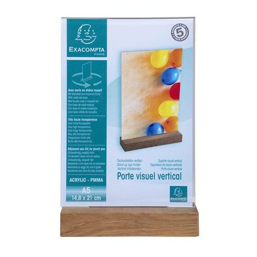 Laptartó, álló, A5, EXACOMPTA, áttetsző