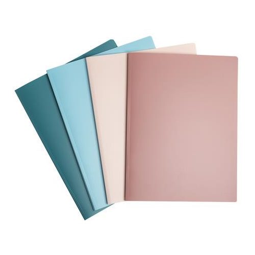 Bemutatómappa, 20 zsebes, A4, EXACOMPTA "Skandi", vegyes színek