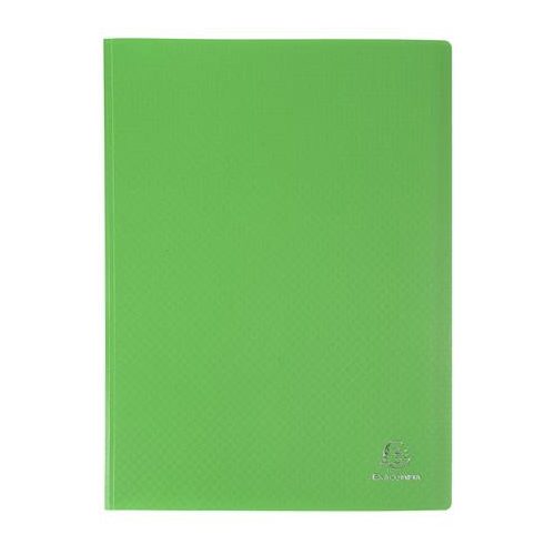 Bemutatómappa, 30 zsebes, A4, EXACOMPTA "Opak", zöld