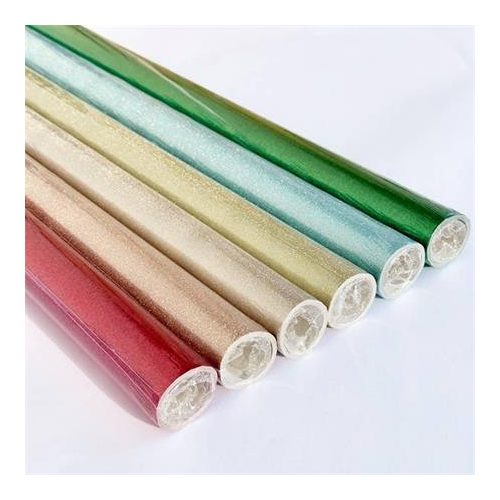 Csomagolópapír, íves, 70x200 cm, csillámos vegyes színek