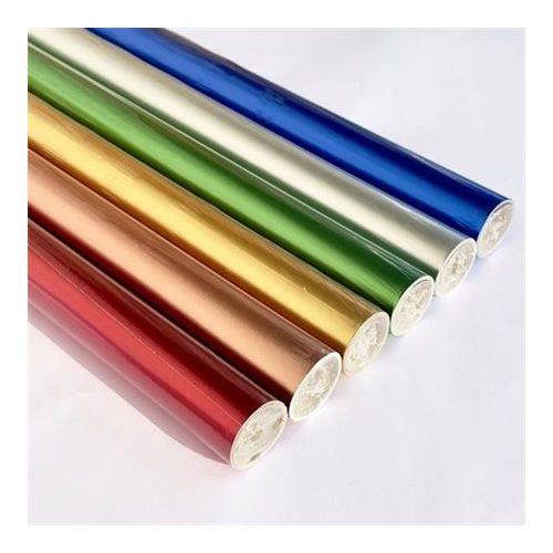 Csomagolópapír, íves, 70x200 cm, metál vegyes színek