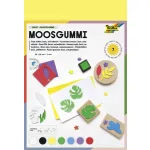 Moosgumi, öntapadó, 20x29 cm, 7 lap, FOLIA "Basic", 7 különböző szín